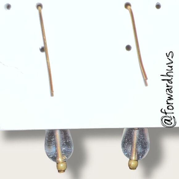 Bundle Sale 3 for $15 | Clear Bead Dangle Earrings – 1.5 Inches - Picture 8 of 9